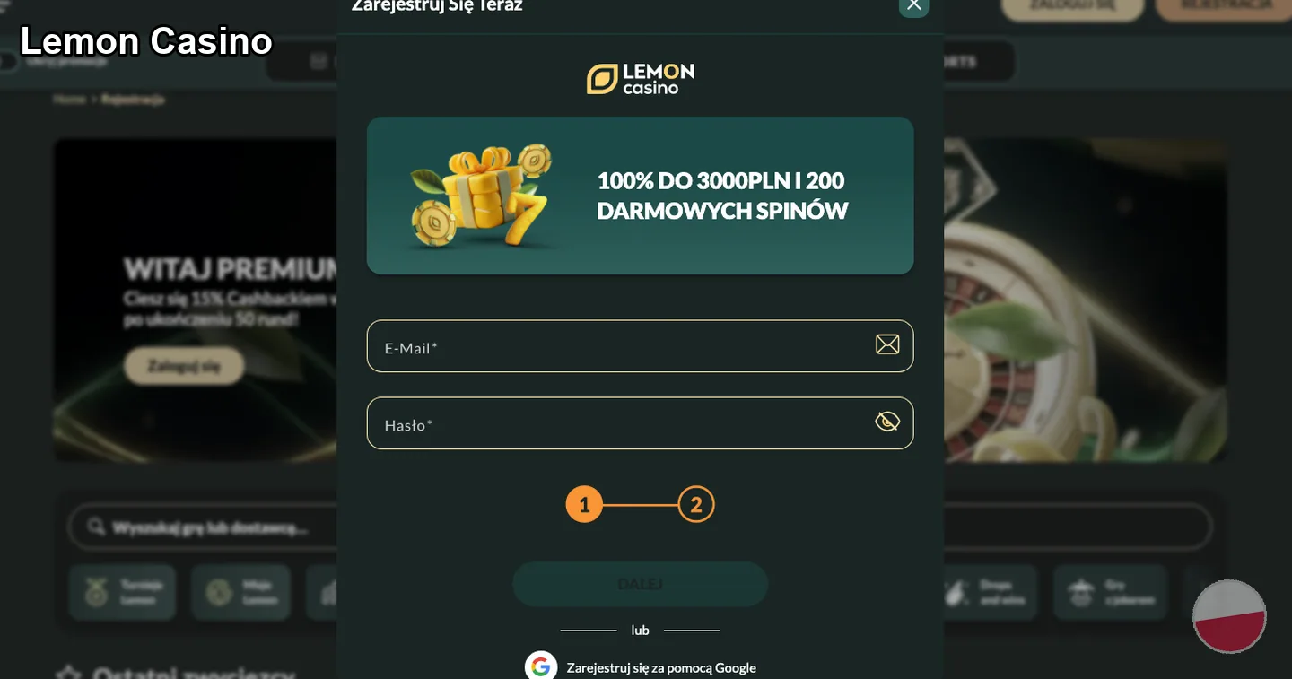Lemon Casino: rejestracja rejestracja – Lemon Casino